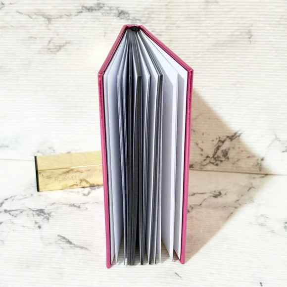 YSL Beauté Hot Pink Star-Embossed Notebook NIP - Picture 4 of 8